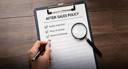 Clear After-Sales Policy