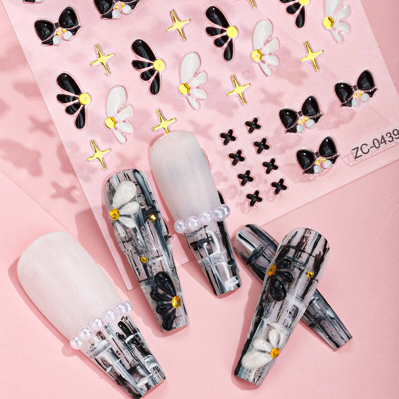 ملصقات أظافر جديدة ذات تصميم لطيف ثلاثي الأبعاد (5D) لحيوانات أليفة، ملصقات لاصقة ناعمة لفن تجميل الأظافر، يمكن صنعها يدويًا (DIY)، مناسبة لمراكز تجميل الأظافر، مصنوعة من بلاستيك متين، للنساء