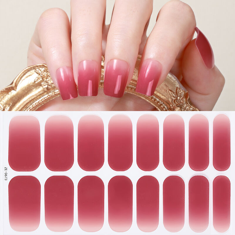 Popular 3D UV Free Thin Shiny Silver Glitter Gel Polish Waterproof PET Material Full Wrap Nail Art Sticker Kit Nail Wrap