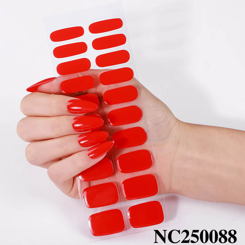 Nieuwe mode nagelkunst salon design aquarel mengsel match katteoog gel lak strips stickers met UV-lamp verharding