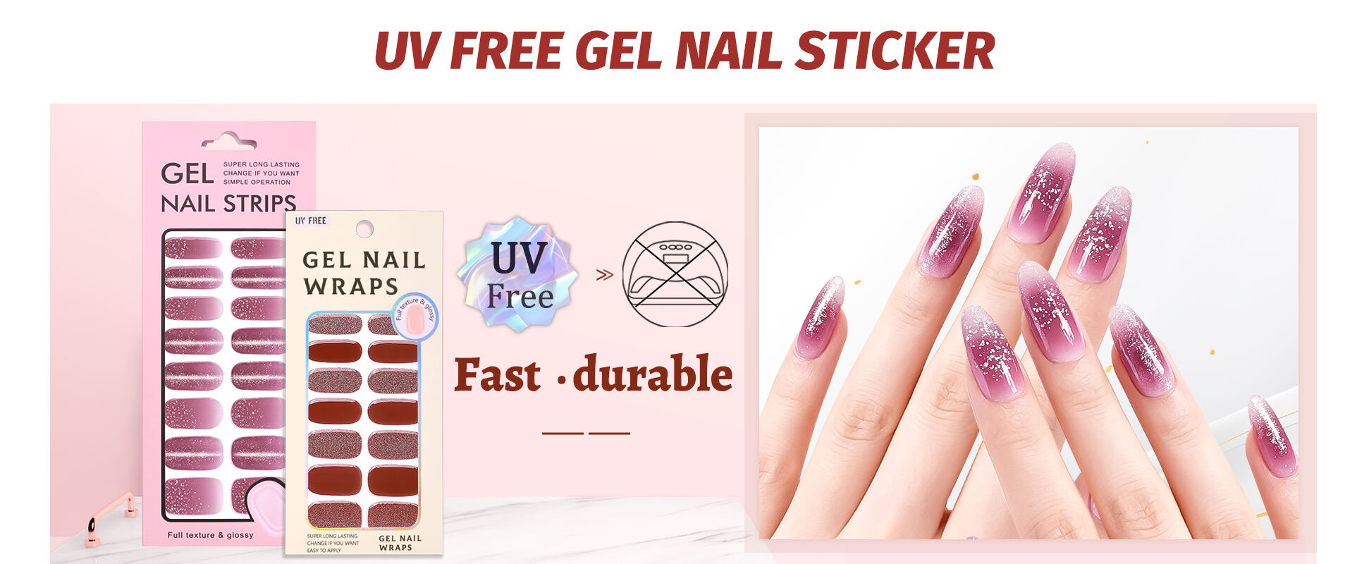 UV FREE GEL NAIL WRAPS