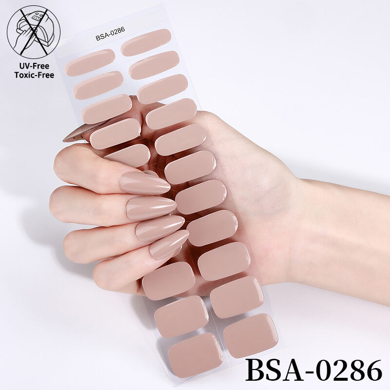 Adesivos de Alta Qualidade para Unhas em Gel Sem Pré-Cura, Serviço Funcional OEM, Adesivos para Unhas em Gel Livres de UV