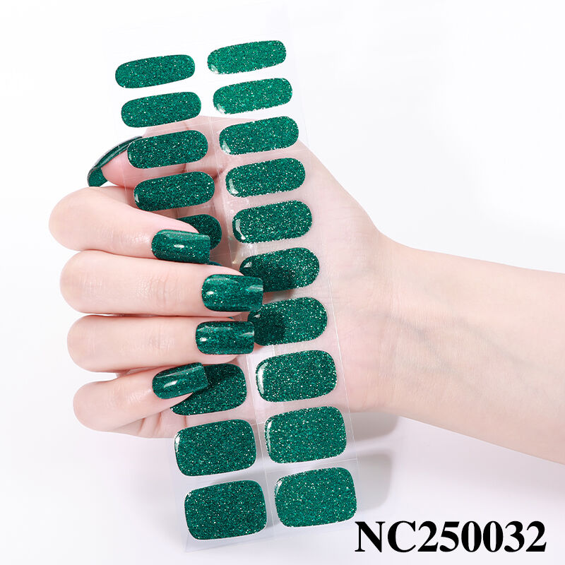 Çok Satan Tırnak Malzemeleri Salon Jel Tırnak Şeritleri Çiçek Desenli Jel Uygulama Tırnakları Yapıştırıcı Gerekmez UV Lampa ile Sertleşir