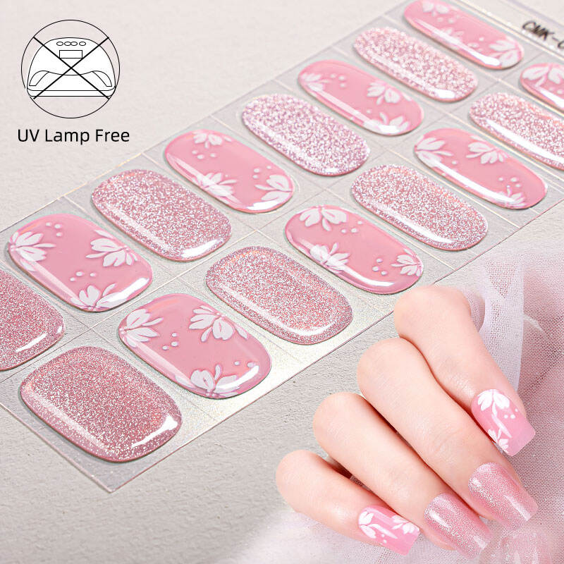 হোলসেল 3D গ্লিটার স্পার্কল রেইনবো গ্রেডিয়েন্ট জেল নেইল স্ট্রিপ, ইউভি-মুক্ত, অবিষাক্ত, বিপিএ-মুক্ত, সহজে প্রয়োগযোগ্য, তৎক্ষণাৎ নেইল, ডিআইওয়াই