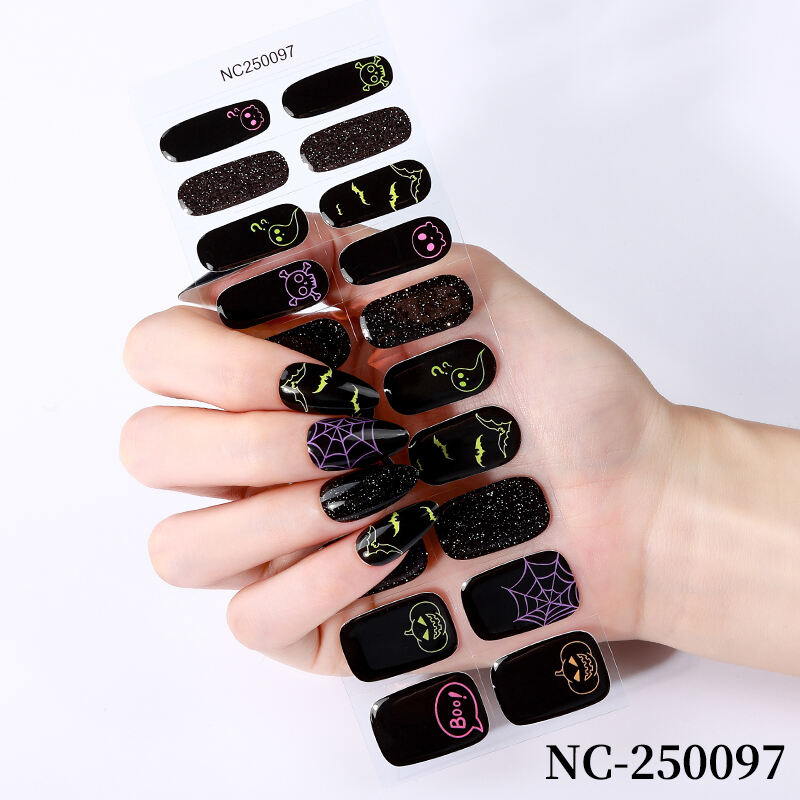 Koreaanse gel UV-nagelstickers French tips onschadelijk langdurig salonkwaliteit semi-geharde gel nagellakstrips