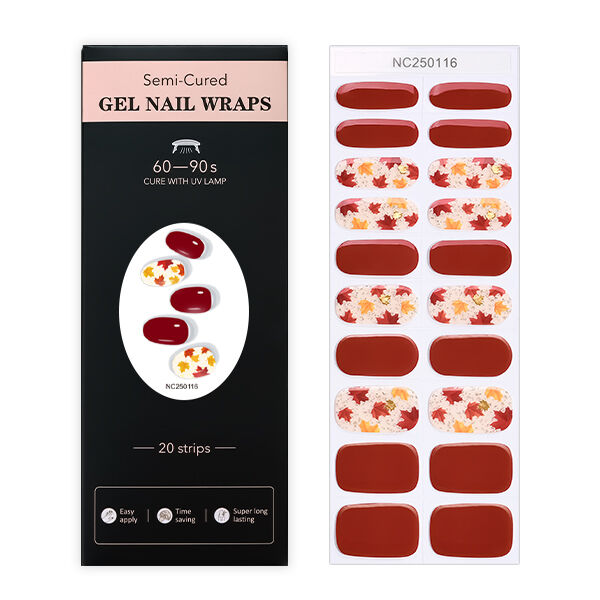 Gel nail stickers