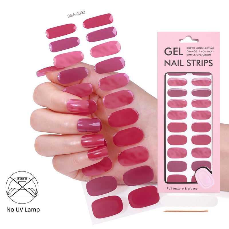 New Arrival Thick Style 5D Nail Charms Free Baking Gel Nail Stickers New Arrival Gems Decorations Don't Need UV Lamp