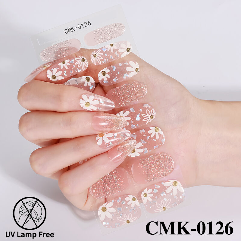 उच्च गुणवत्ता वाले कारखाना मूल्य के ABS स्टिकर्स, गैर-विषैली सामग्री, वयस्कों के लिए उपयुक्त नेल जेल, सुरक्षित उपयोग के लिए उपयुक्त, UV-मुक्त जेल नेल स्ट्रिप्स