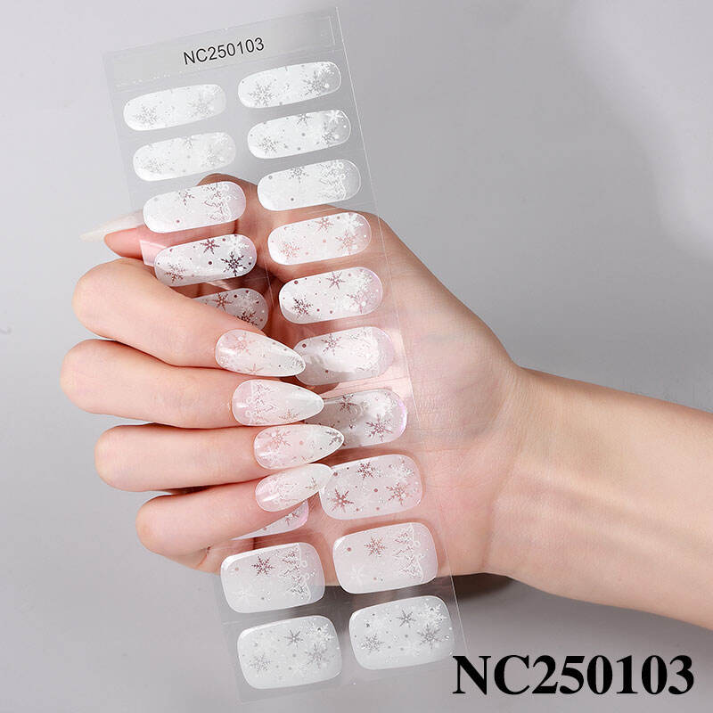 عرض خاص: ملصق أظافر جل بالأشعة فوق البنفسجية، ملصقات أظافر جل وردية بتدرجات لونية، ملصق أظافر جل شبه مُعالج بجودة الصالون