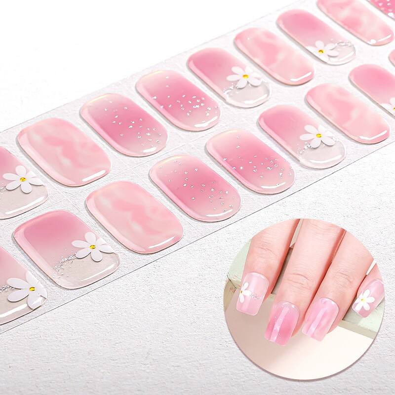 Gel nail stickers