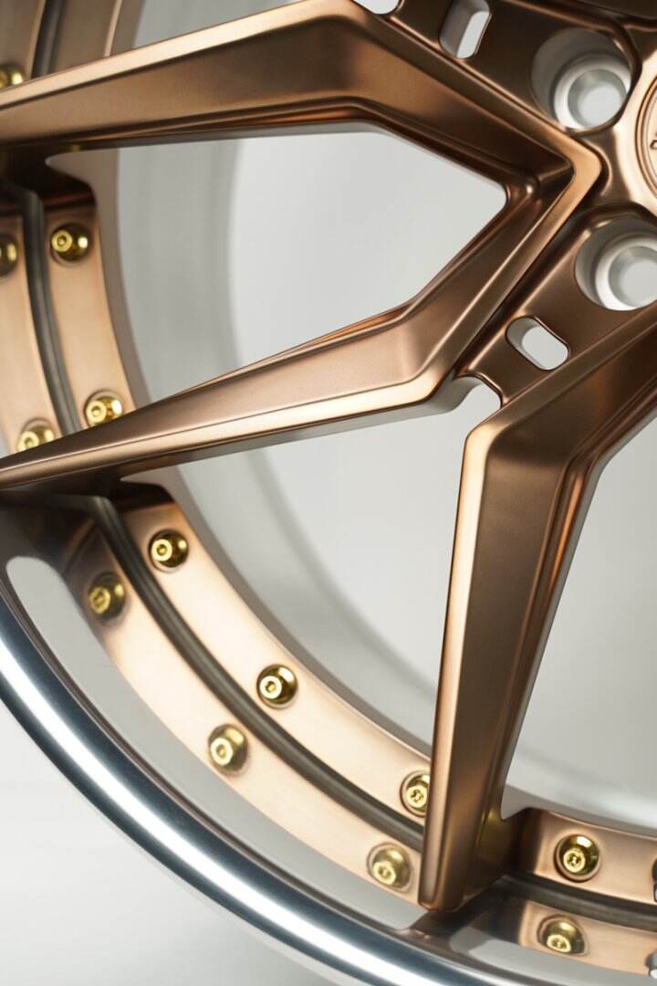 Hebei Zhi Hub Factory Direct Customizable 16-24 Inch Matte Flow Copper Wheel High Quality Forged Two-Piece Passenger Cars details