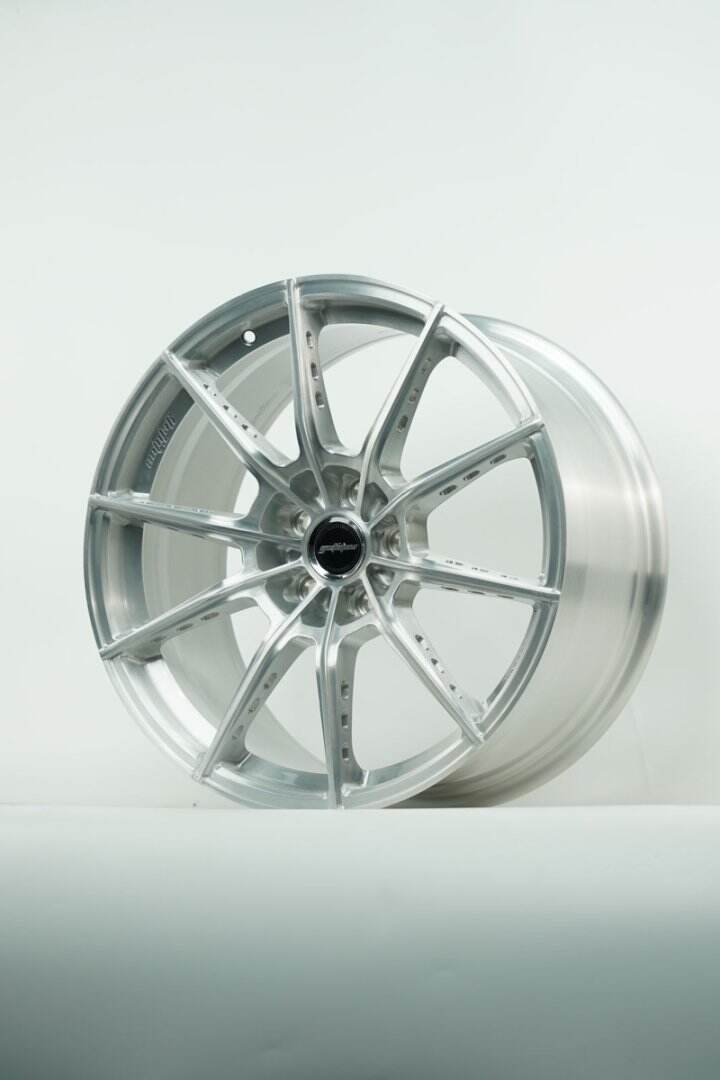 Hebei Zhi Hub Popular Style Custom Hot Forged Aluminum Alloy Wheels Lightweight Brushed Gray Passenger Car Wheels manufacture