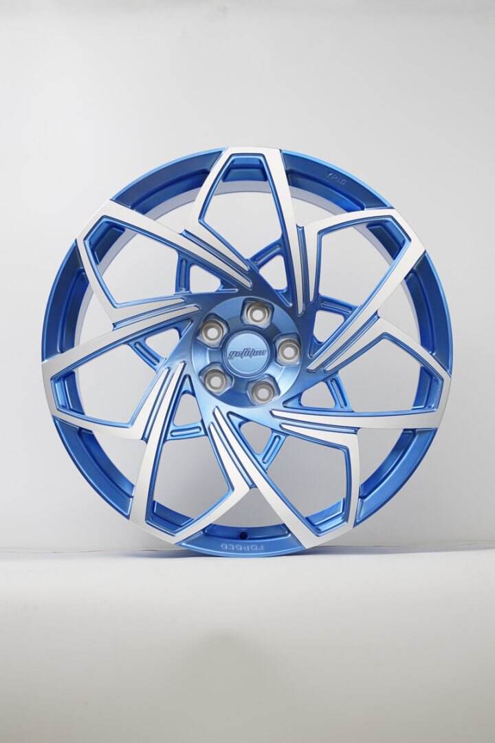 Hebei Zhihu Customized forged wheels Lightweight and high quality Matte blue For BMW Mercedes-Benz Porsche manufacture