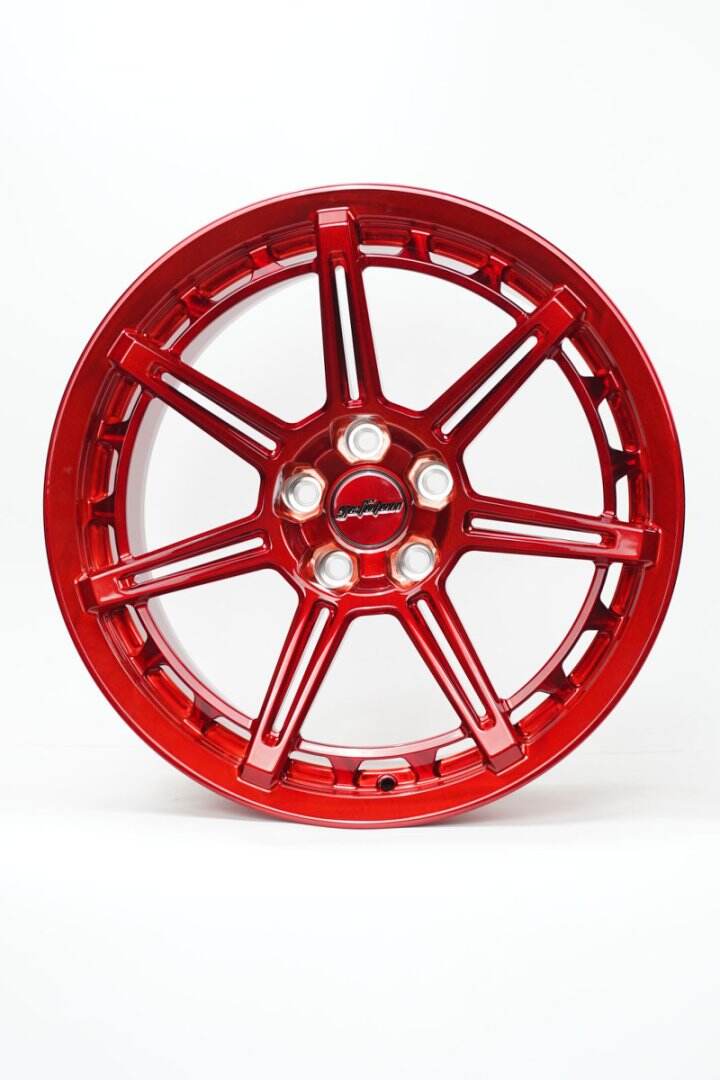 Hebei Zhi Hub Uzoefu wa Kipima uliofanya vizuri Forged Aluminum Alloy Wheels uzito mrefu ya kiang'azi ya gold Longning nyekundu ni rahisi kwa BMW