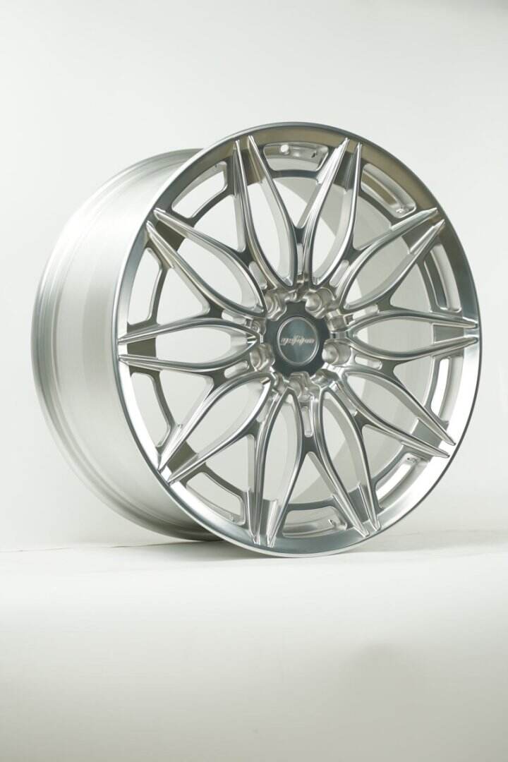 Hebei Zhi Hub Customized Hot-selling Forged Aluminum Alloy Wheels Lightweight Matte Streamlined Silver Passenger Car Wheels factory