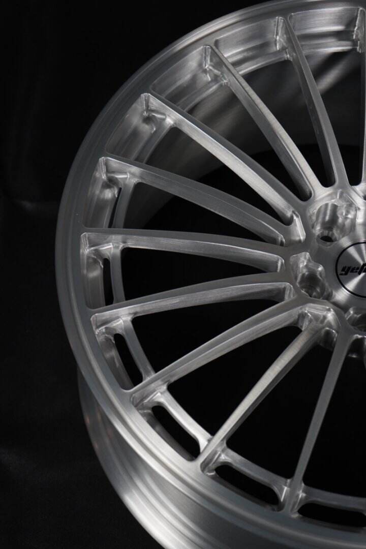 Hebei Zhi Hub Popular style hot-selling forged aluminum alloy wheels lightweight brushed silver for BMW Audi Mercedes-Benz details