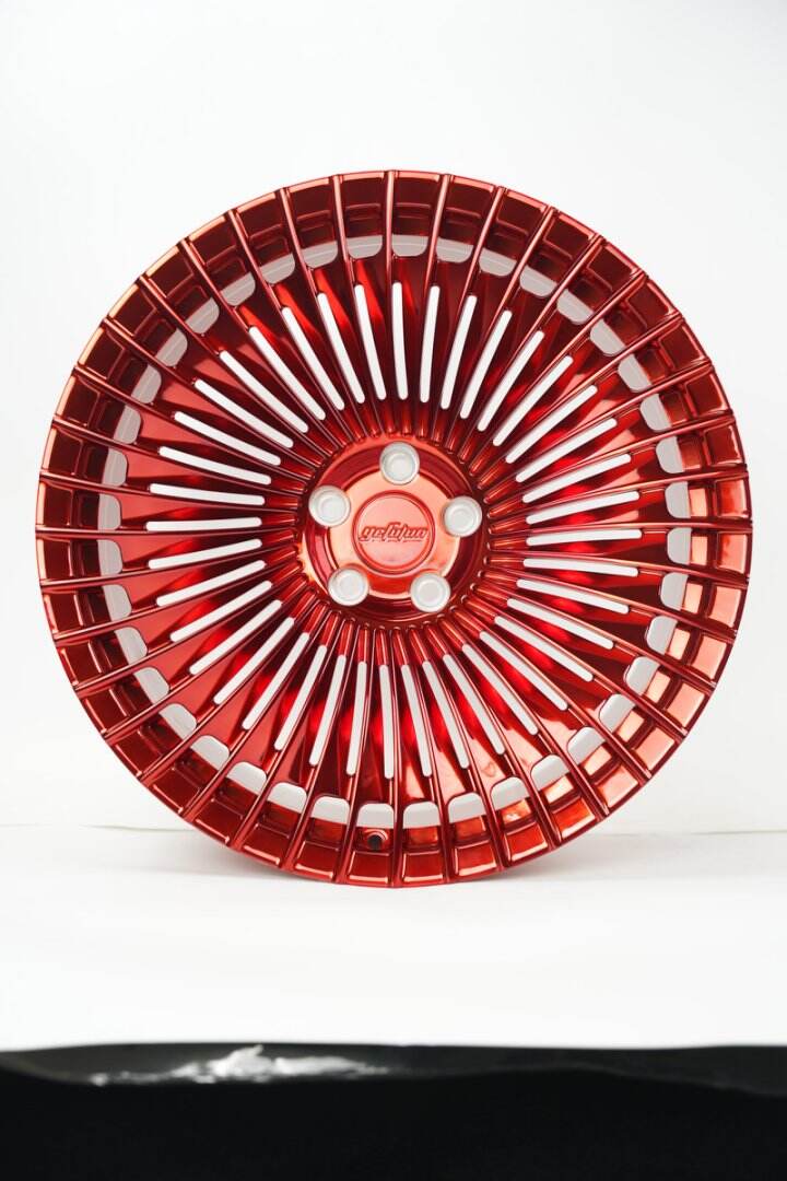 Hebei Zhihu lightweight high-quality forged wheels Dragon red matte glossy gold car wheels  supplier