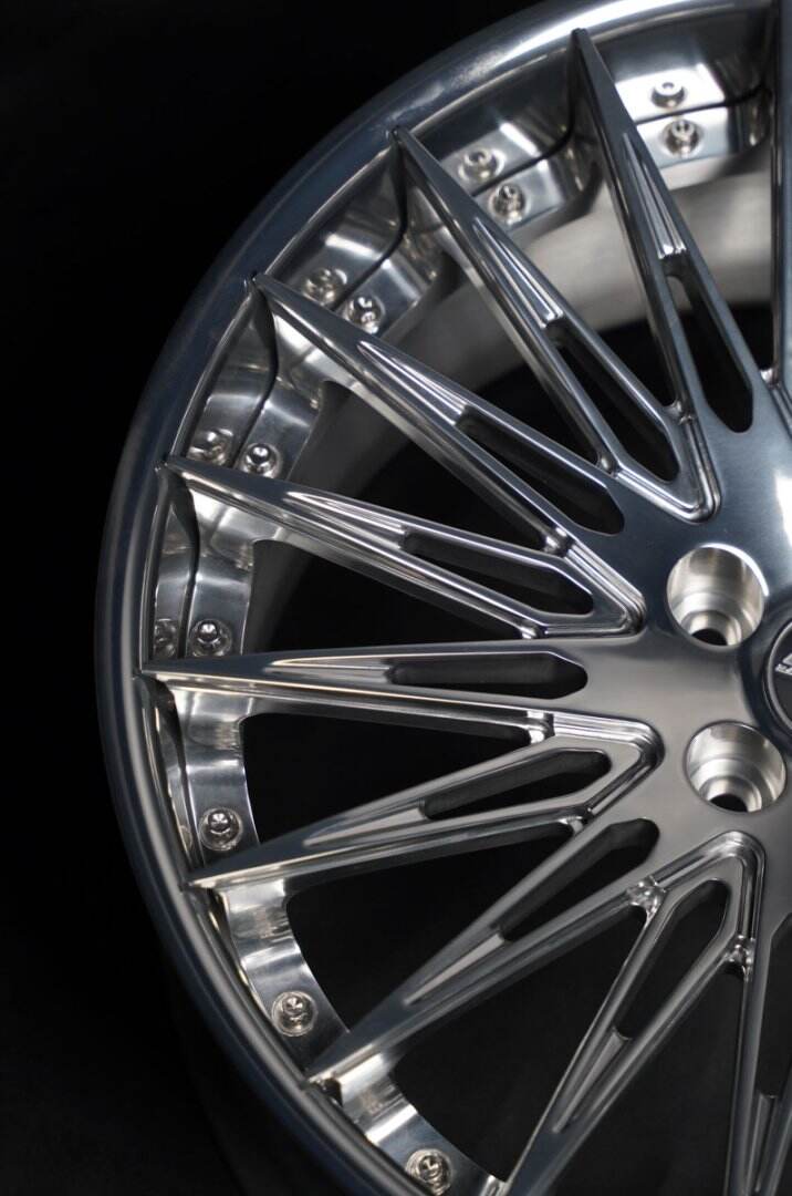 Hebei Zhihu High Quality Forged Wheels Two-Piece Lightweight 16-24 Inch Fine Polishing Customizable Color Passenger Car Wheels details