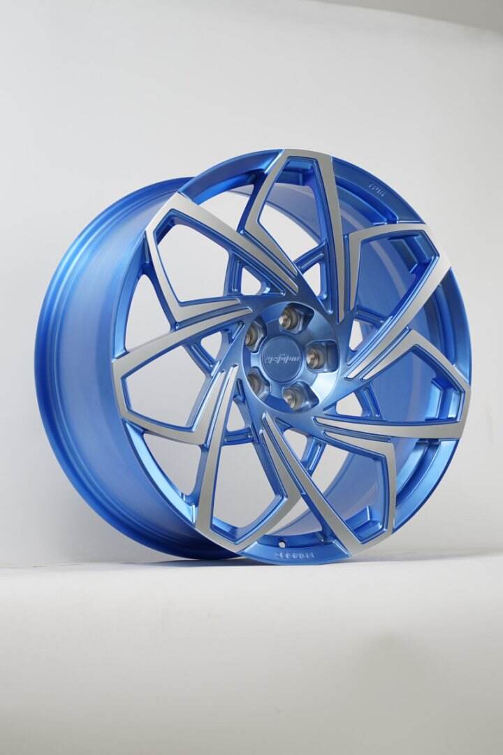 Hebei Zhihu Customized forged wheels Lightweight and high quality Matte blue For BMW Mercedes-Benz Porsche supplier