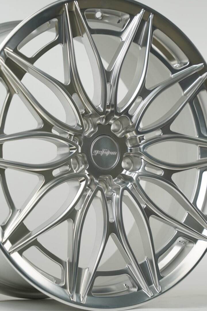 Hebei Zhi Hub Customized Hot-selling Forged Aluminum Alloy Wheels Lightweight Matte Streamlined Silver Passenger Car Wheels factory