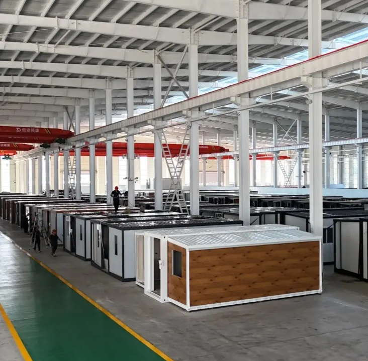 Madaling I-fold na Container House na May Kagandahan ng Bakal