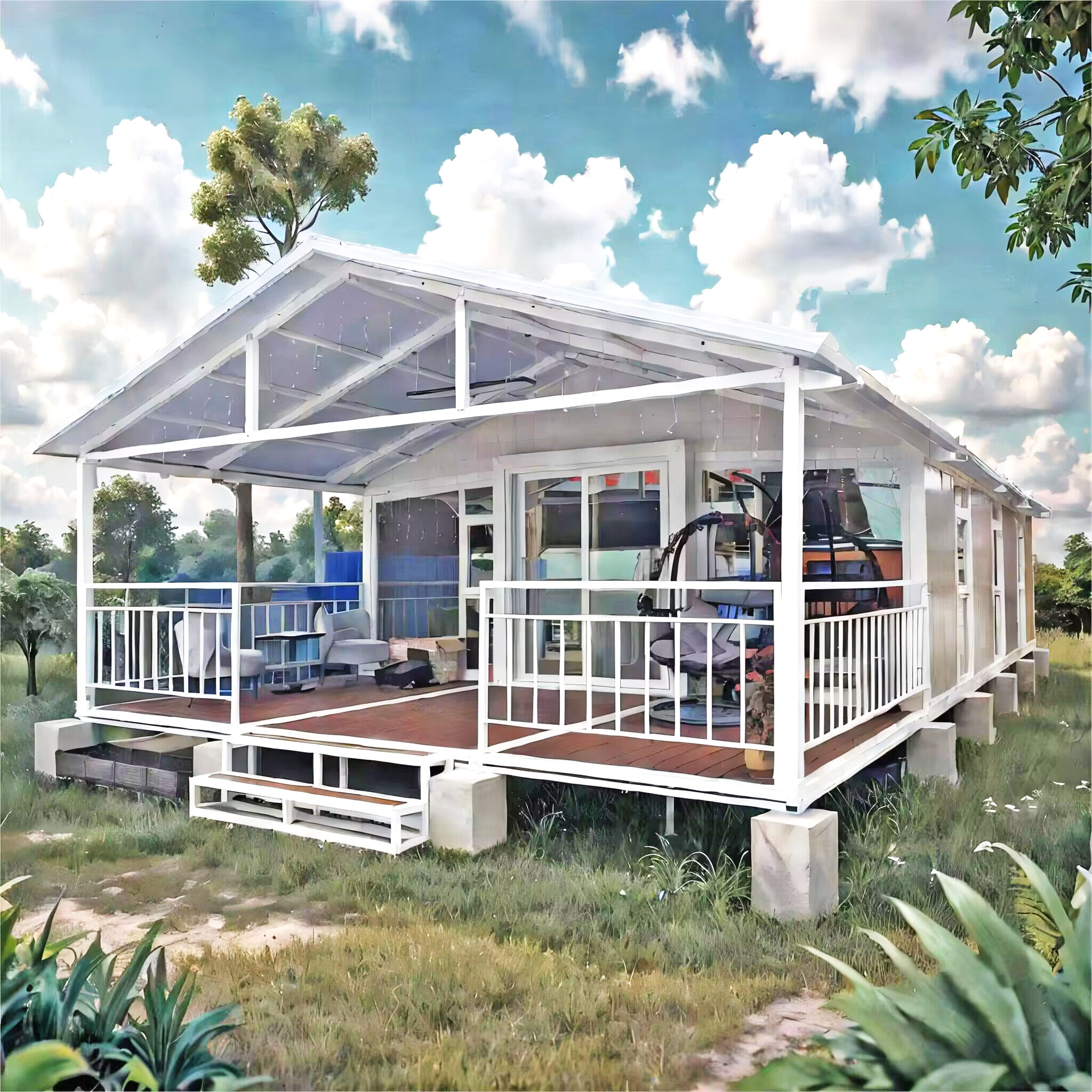 Double Wing Expandable House