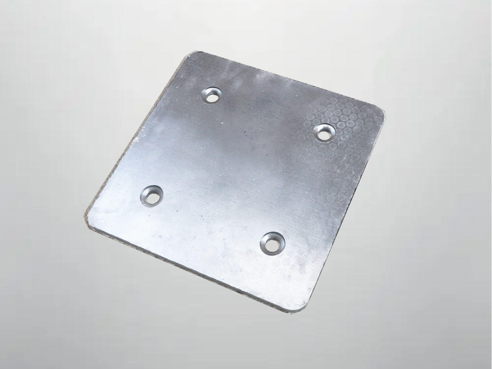 Spartan Obstacle 12inx12inch Aluminum Flat Base plate-Silver