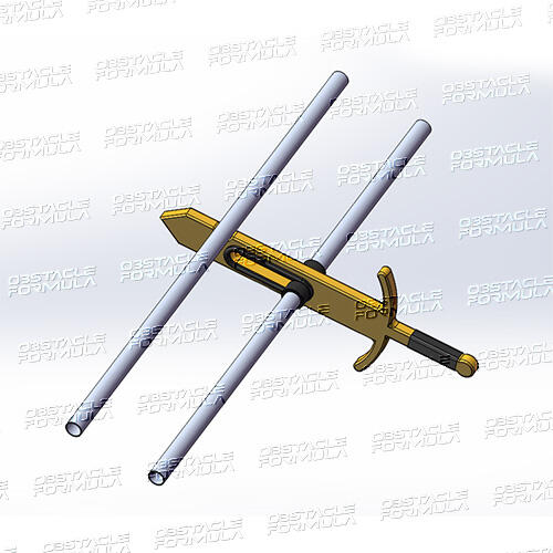 Ninja Warrior Park Hanging Obstacles –Sword