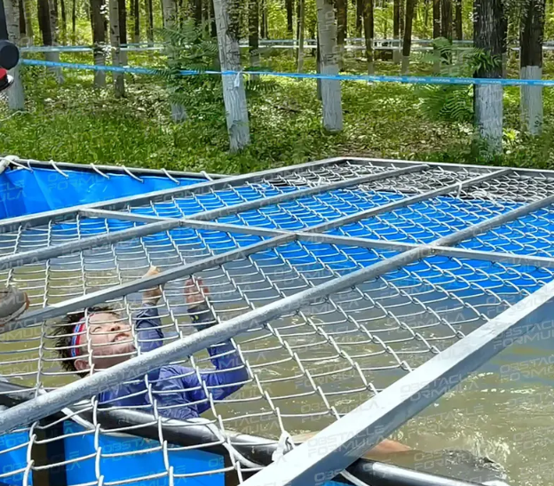 How to construct water-based obstacles like those in Tough Mudder?