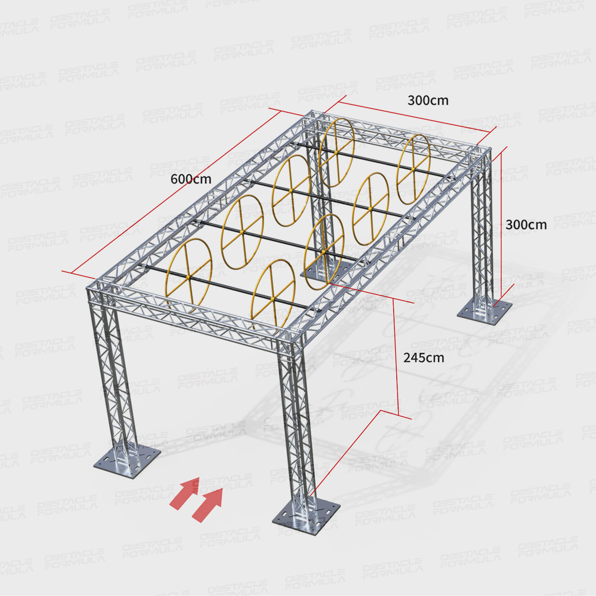 Kineski proizvođač OCR-a UIPM Obstacle točak od Obstacle Formule