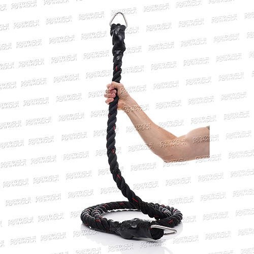 double sided nylon rope as a tyrolean traverse-1