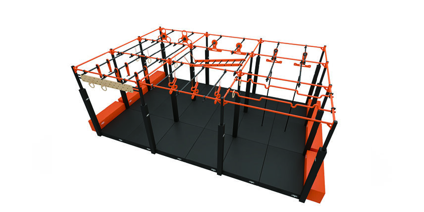 Ninja Course Steel Structure With Airbag