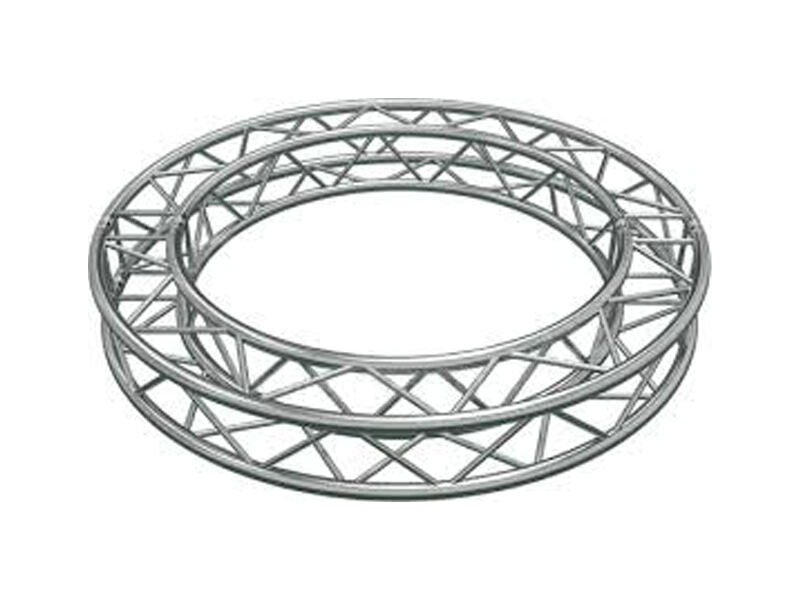 220mm square truss from 1m to 10m diameter circles