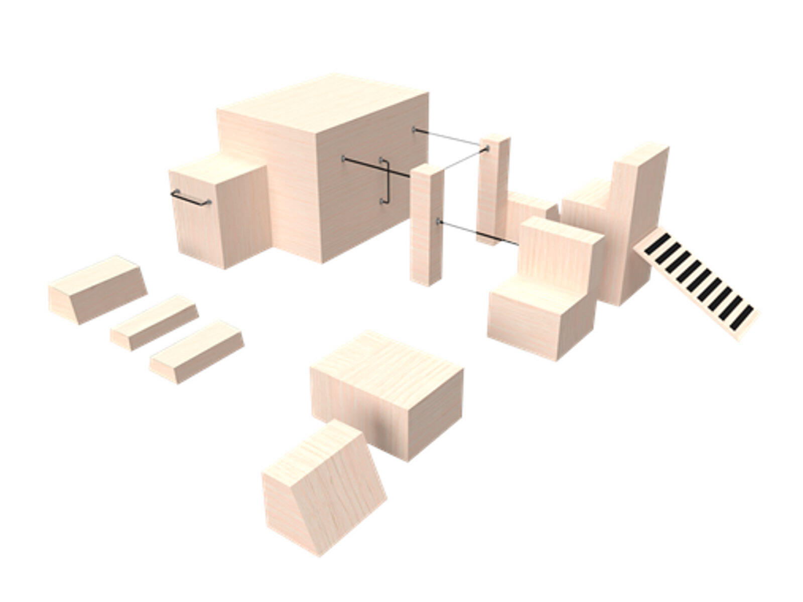 3Parkour Integrated Obstacle System Parkour Mega Package China obstacle supplier.jpg