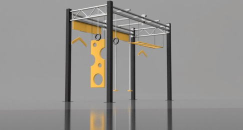 Ninja Warrior Course with Obstacles The Hybrid Deluxe