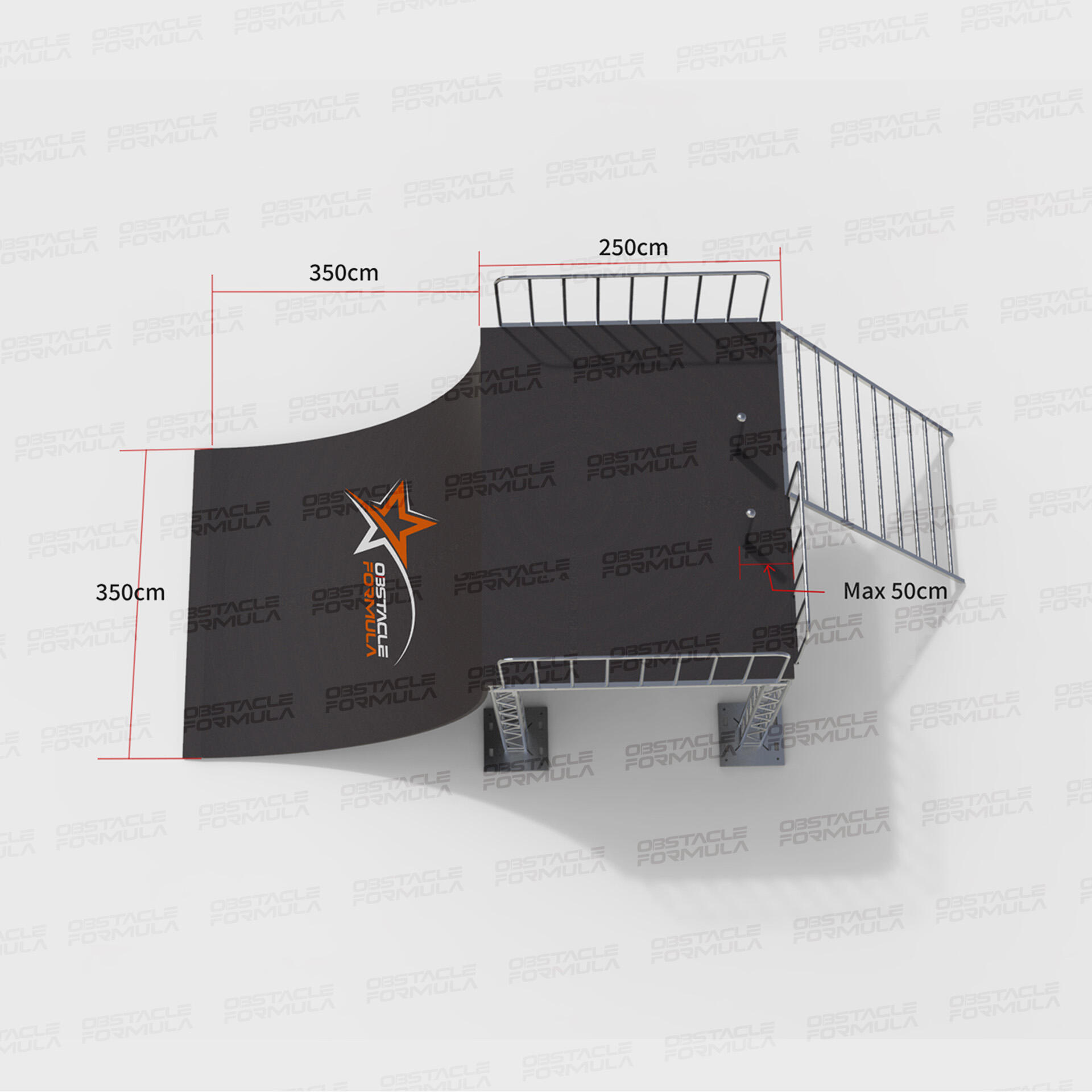 UIPM Obstacle Finish wall By OCR Course by China Supplier Obstacle Formula