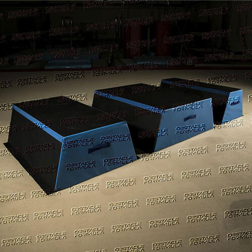 customized ninja warrior training equipment parkour trapezoid bundle trapezoid obstacles-3
