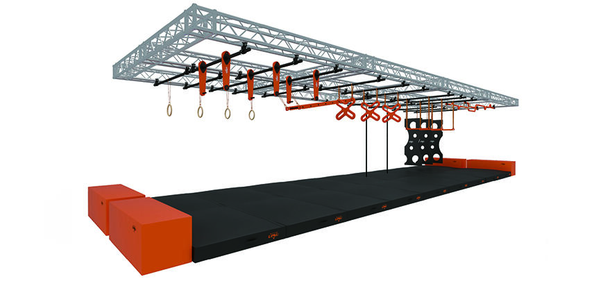 Professional design free jump adult children big indoor foam pit trampoline park with ninja warrior