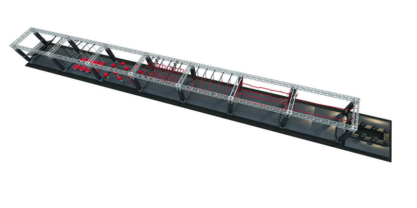 Commercial American Ninja Warrior equipment and training course design