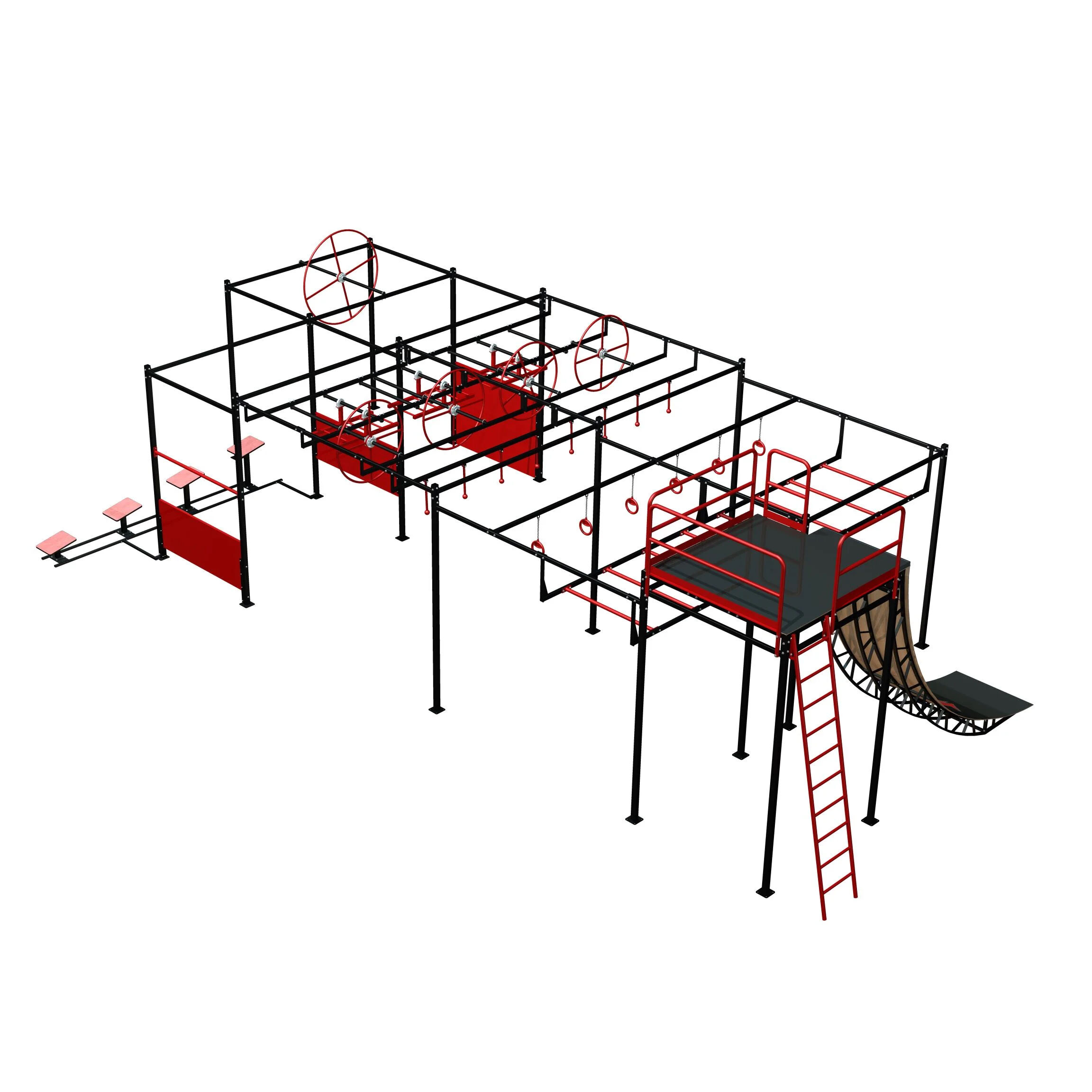 training cages modern pentathlon training obstacle course-1