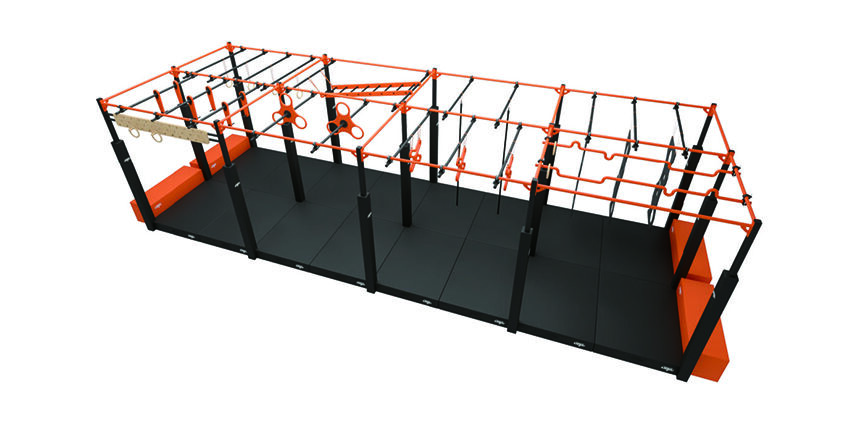 Ninja Warrior Obstacle Courses Steel Structure Frame