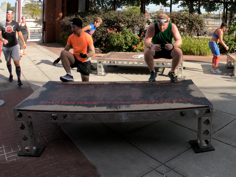 スパルタンレース障害 SPARTAN BOX JUMPS