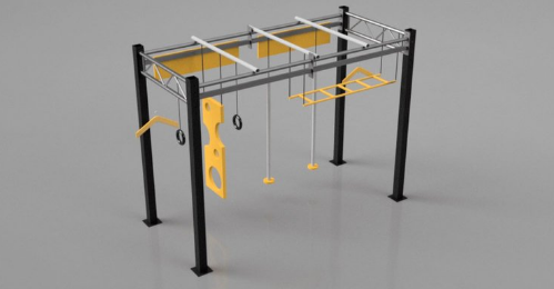 ninja warrior course with obstacles the hybrid deluxe-1
