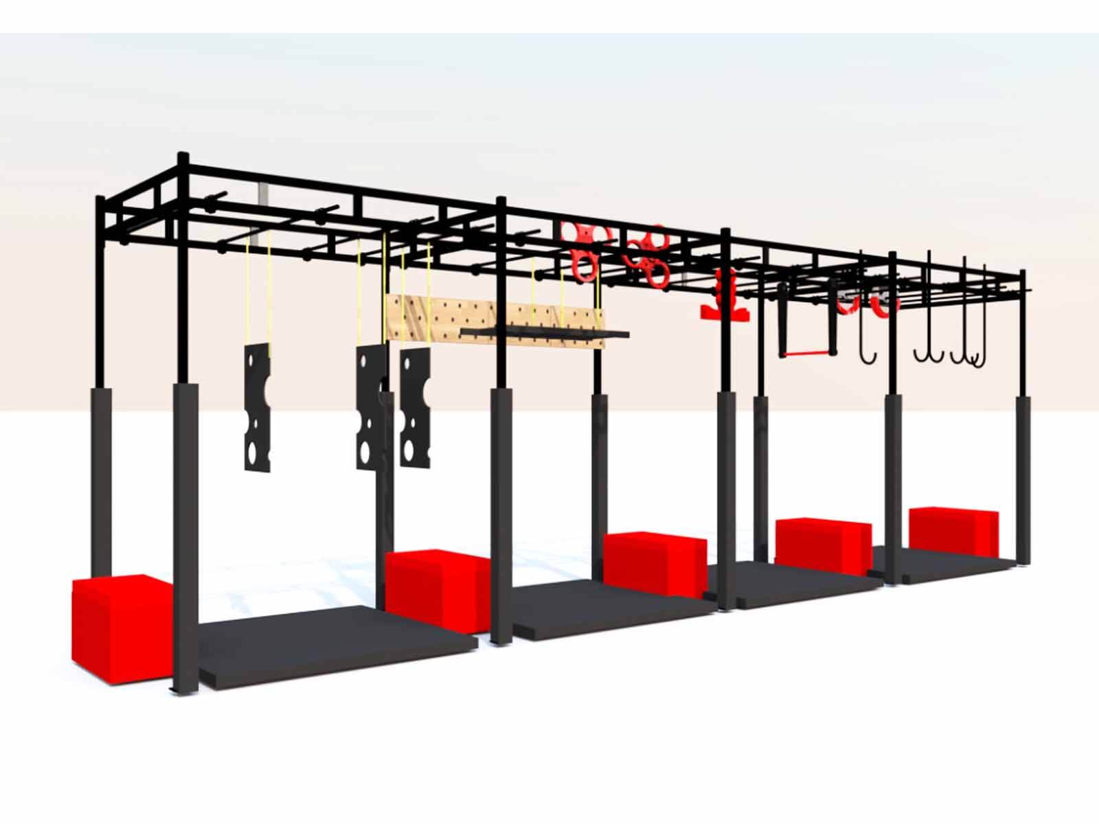 commercial adult obstacle ninja warrior course-0