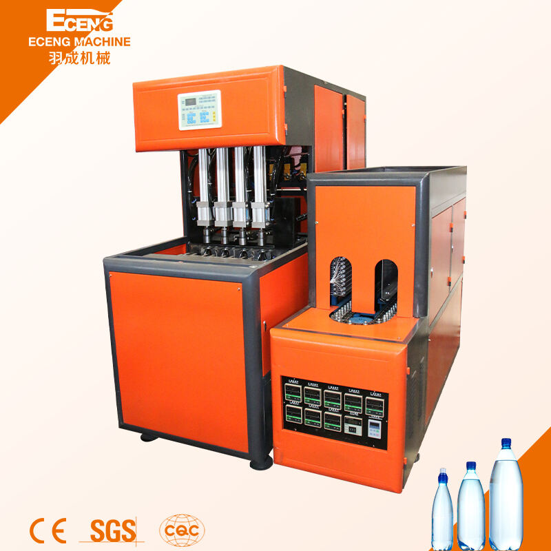 YC-2L-4 4 Cavity 2600BPH Semi Auto Blowing Machine