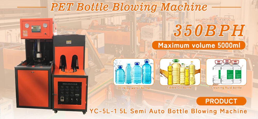 YC-5L-1 350BPH 5L Semi Auto Drinking Water Bottle Blow Machine