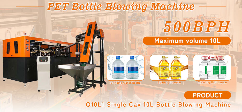 Q10L1 500BPH 10L Auto Wine Bottle Blow Molding Machine