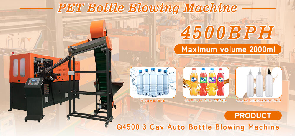 Q4500 4500BPH 3 Cavity Auto Bottle Production Lines