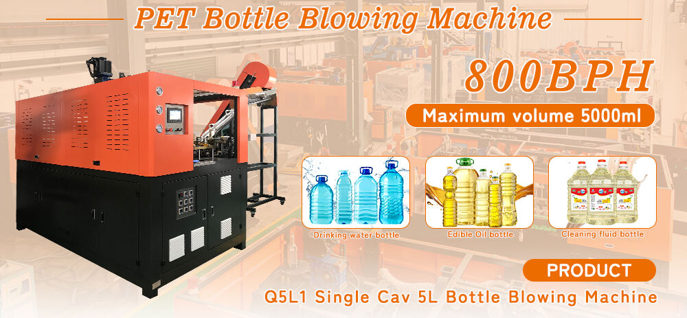 Q5L1 800BPH 5L Auto Stretch Blow Molding Machine