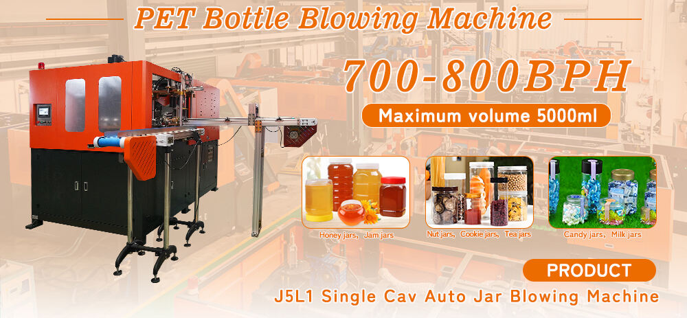 J5L1 800BPH 5L Candy Auto jar Blowing Equipment